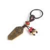 Brass Bagua Taiji brand car keychain, Peace Bagua brand small pendant, pure copper pendant, peace keychain Item Picture